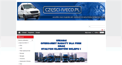 Desktop Screenshot of czesci-iveco.pl